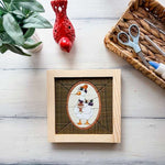 Autumn Goose Kinusaiga kit, no-sew fabric art